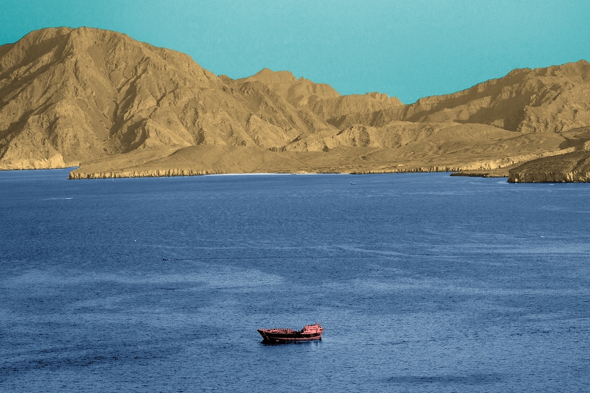 The Strait of Hormuz.