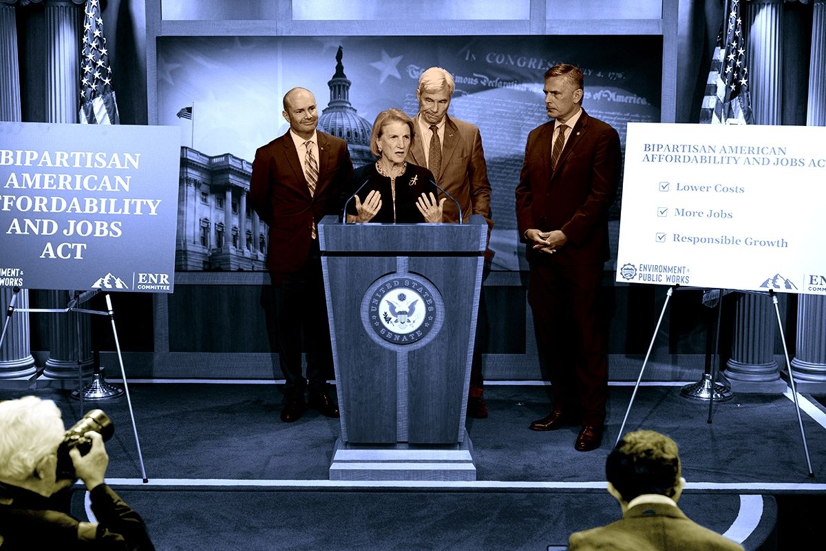 Announcing a permitting reform bill.