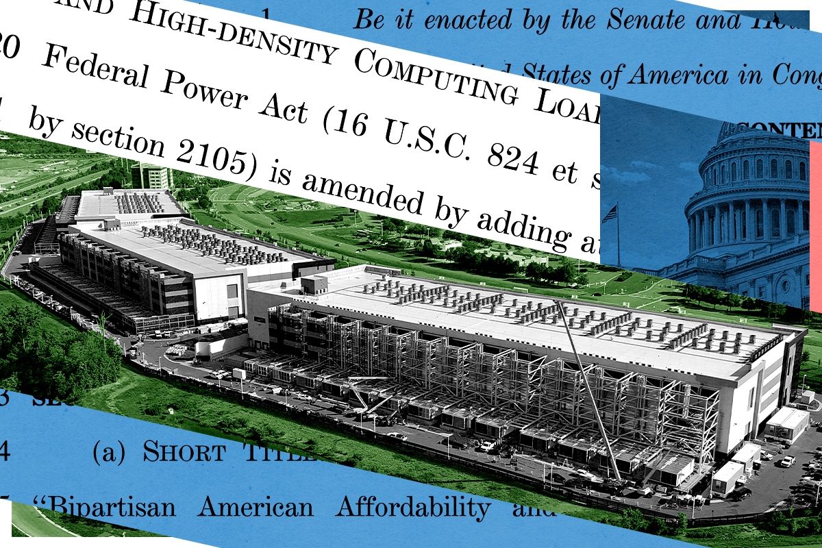 A data center.