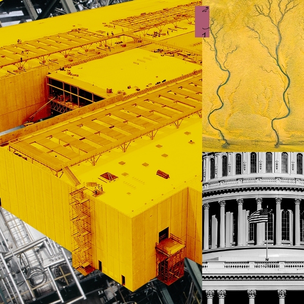 The Capitol and a data center.