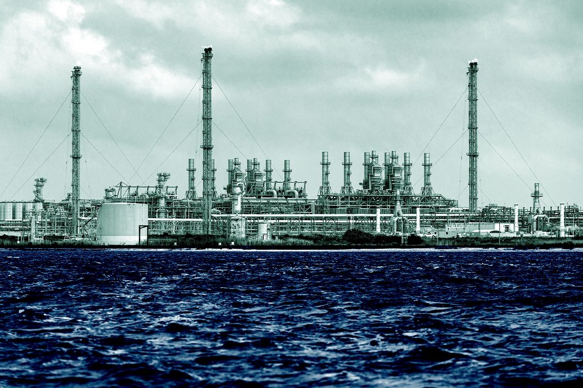 A Louisiana LNG terminal.