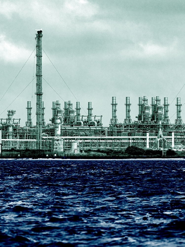 A Louisiana LNG terminal.