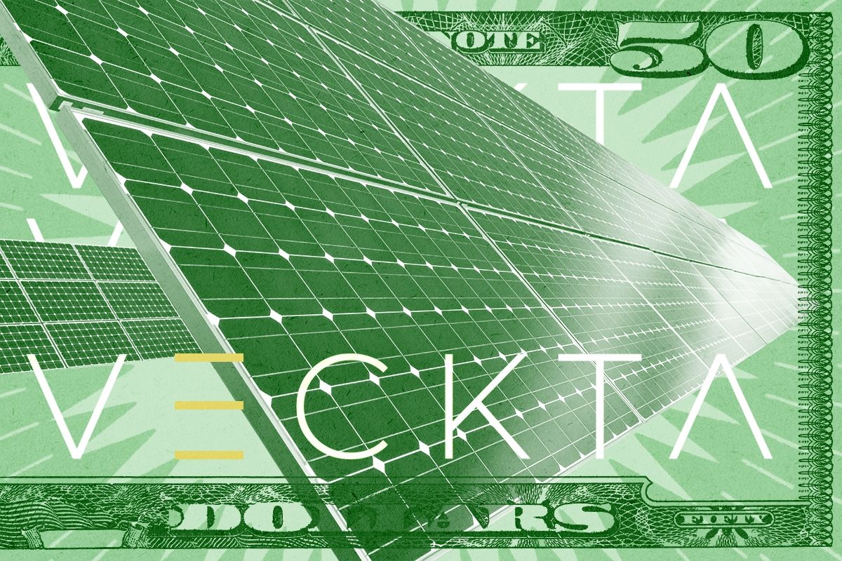 Solar panels.