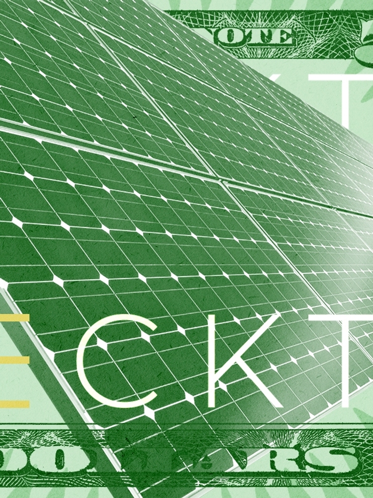 Solar panels.