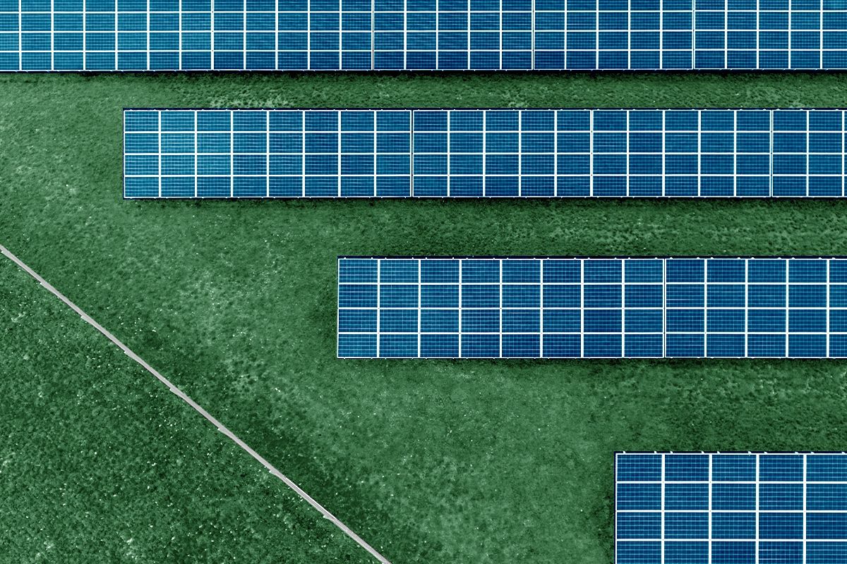 Solar panels.