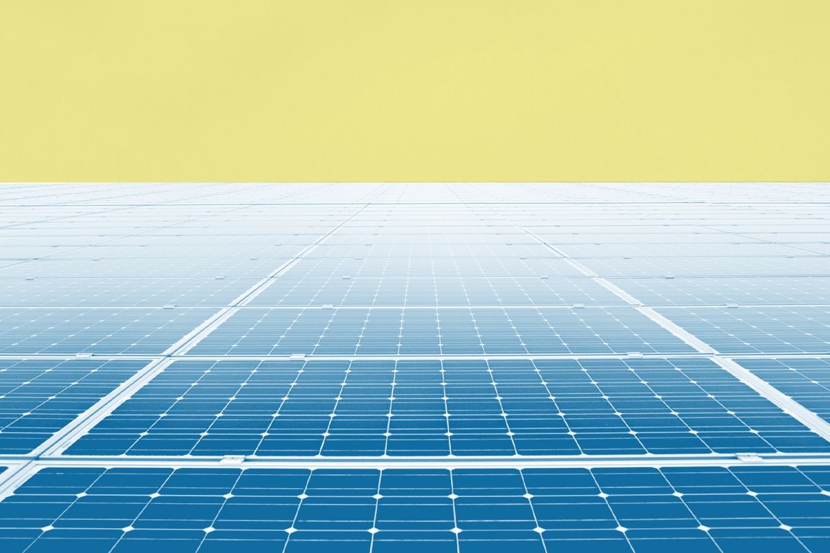 Solar panels.