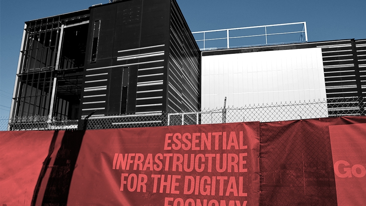 A data center.