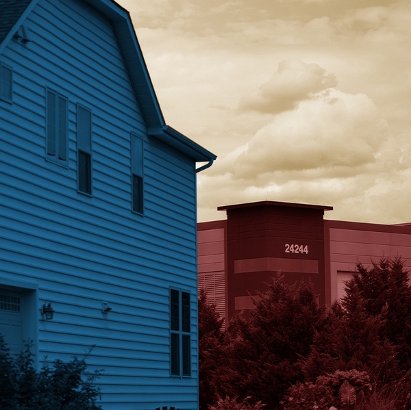 A house and a data center.
