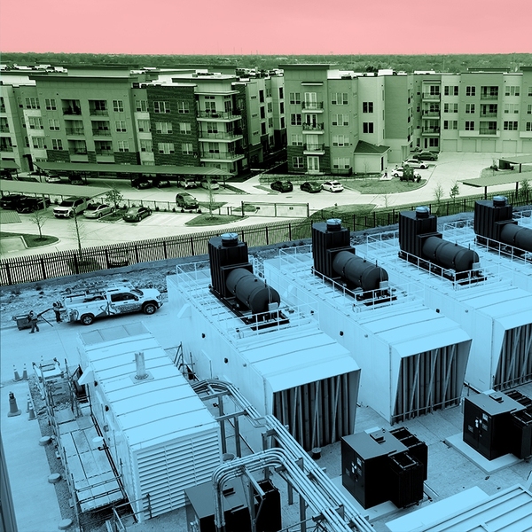A data center.