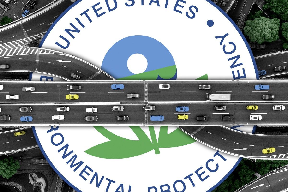 EPA seal and a freeway.