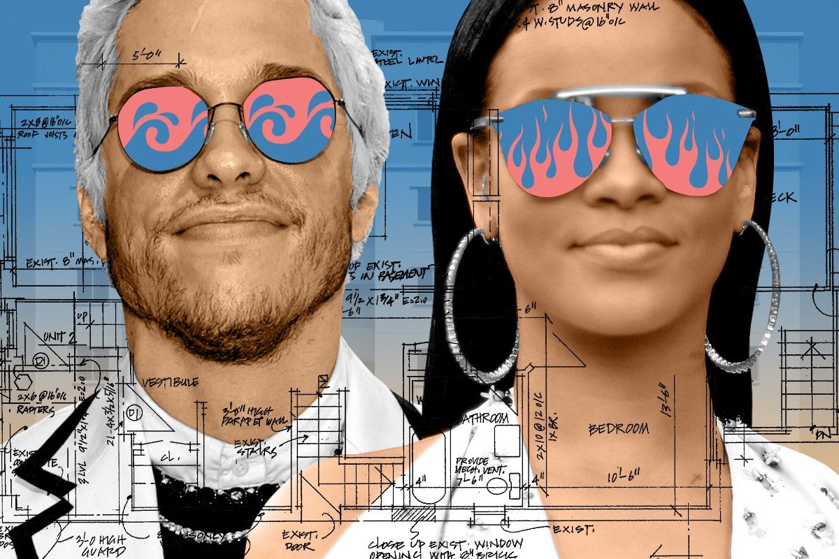 Pete Davidson, Rihanna.