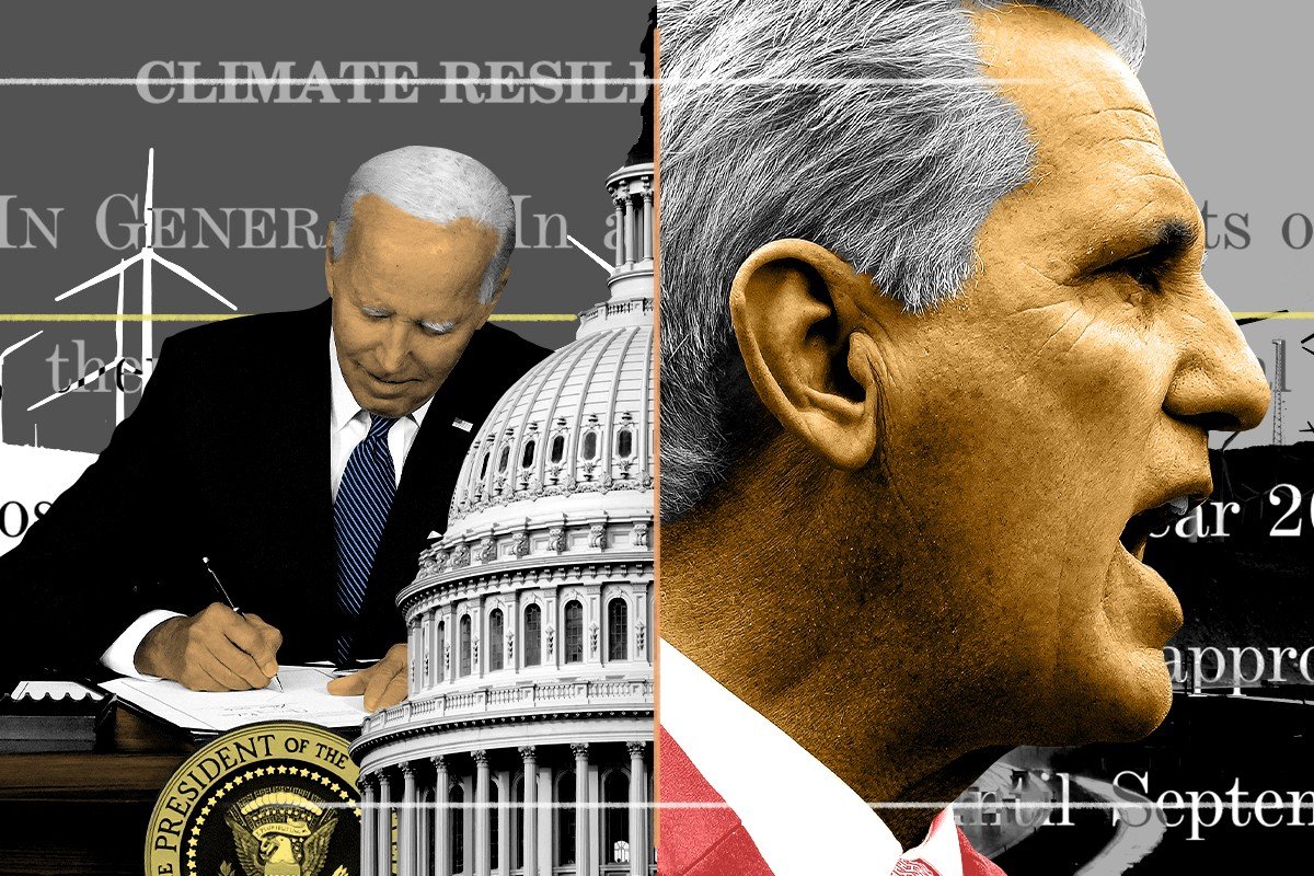 President Biden and Kevin McCarthy.