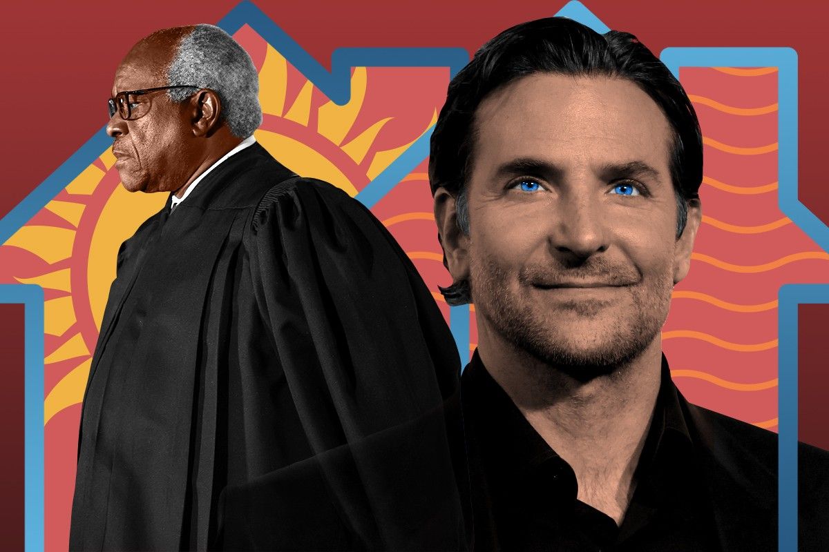 Clarence Thomas and Bradley Cooper.