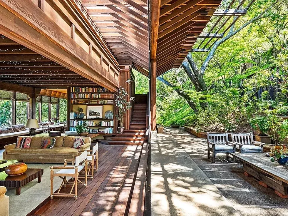 John Marsh Davis hillside mid-century house.