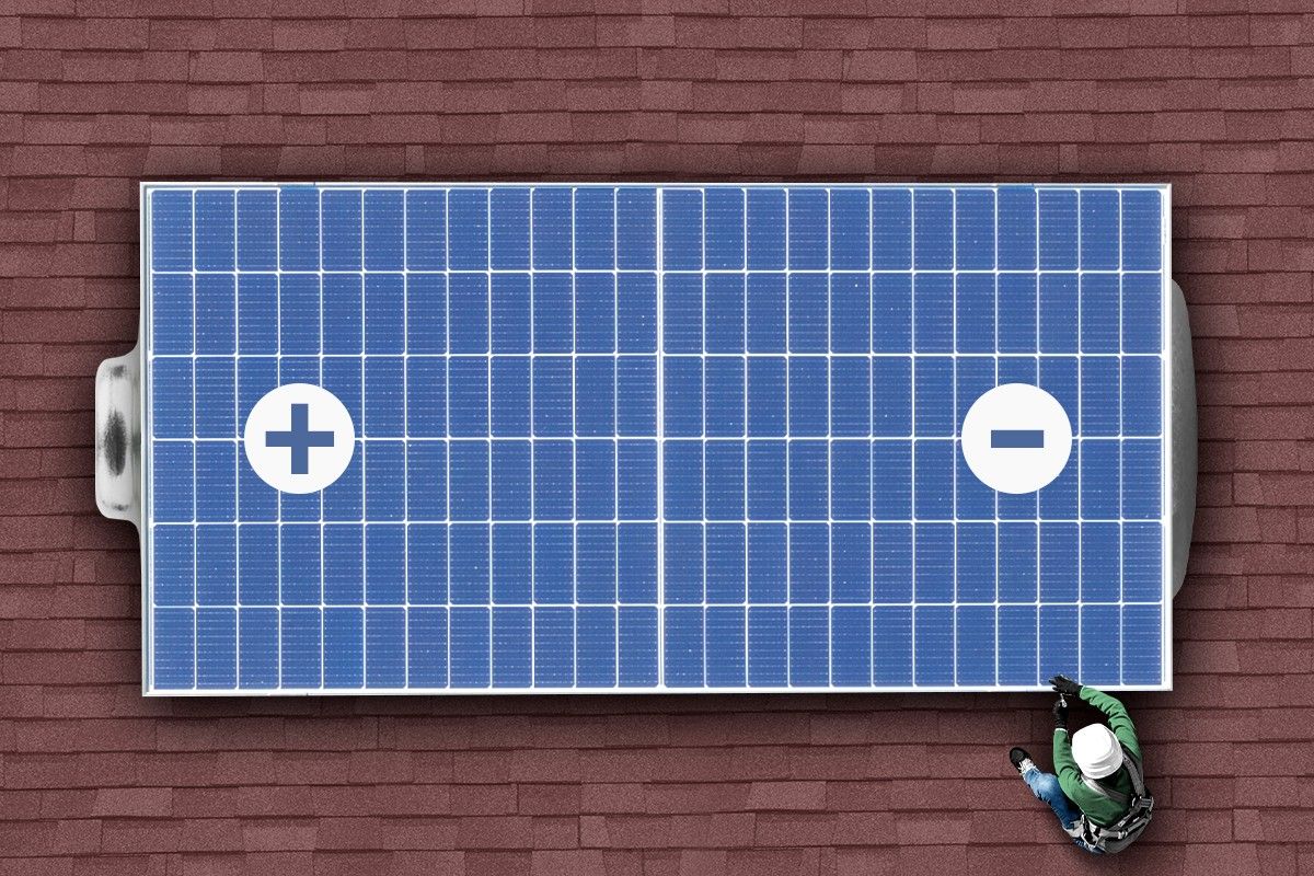 A battery as a solar panel.