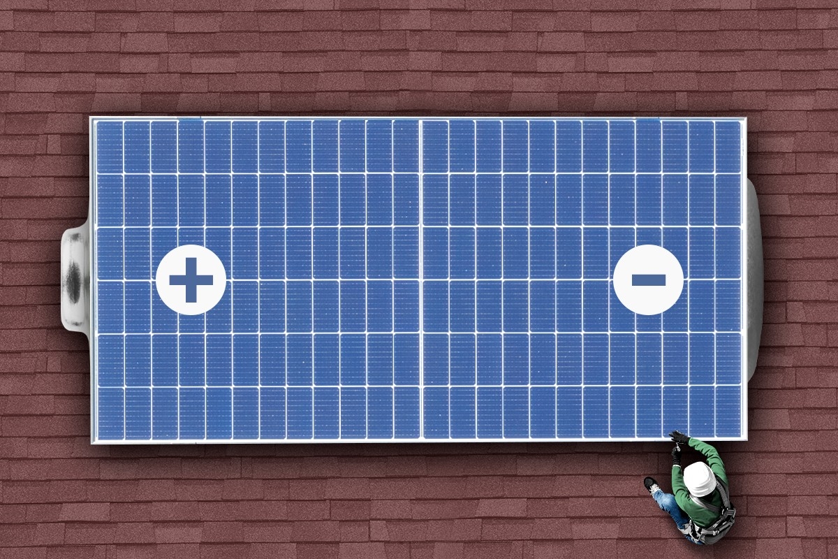A battery as a solar panel.