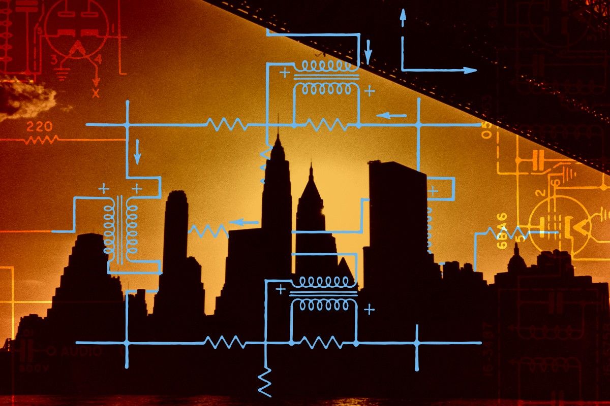 New York City in a blackout.