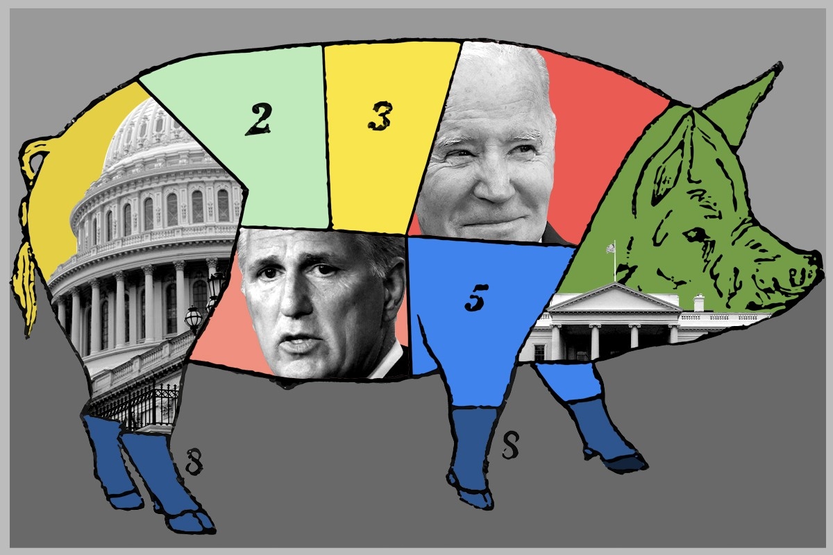 President Biden and Kevin McCarthy.