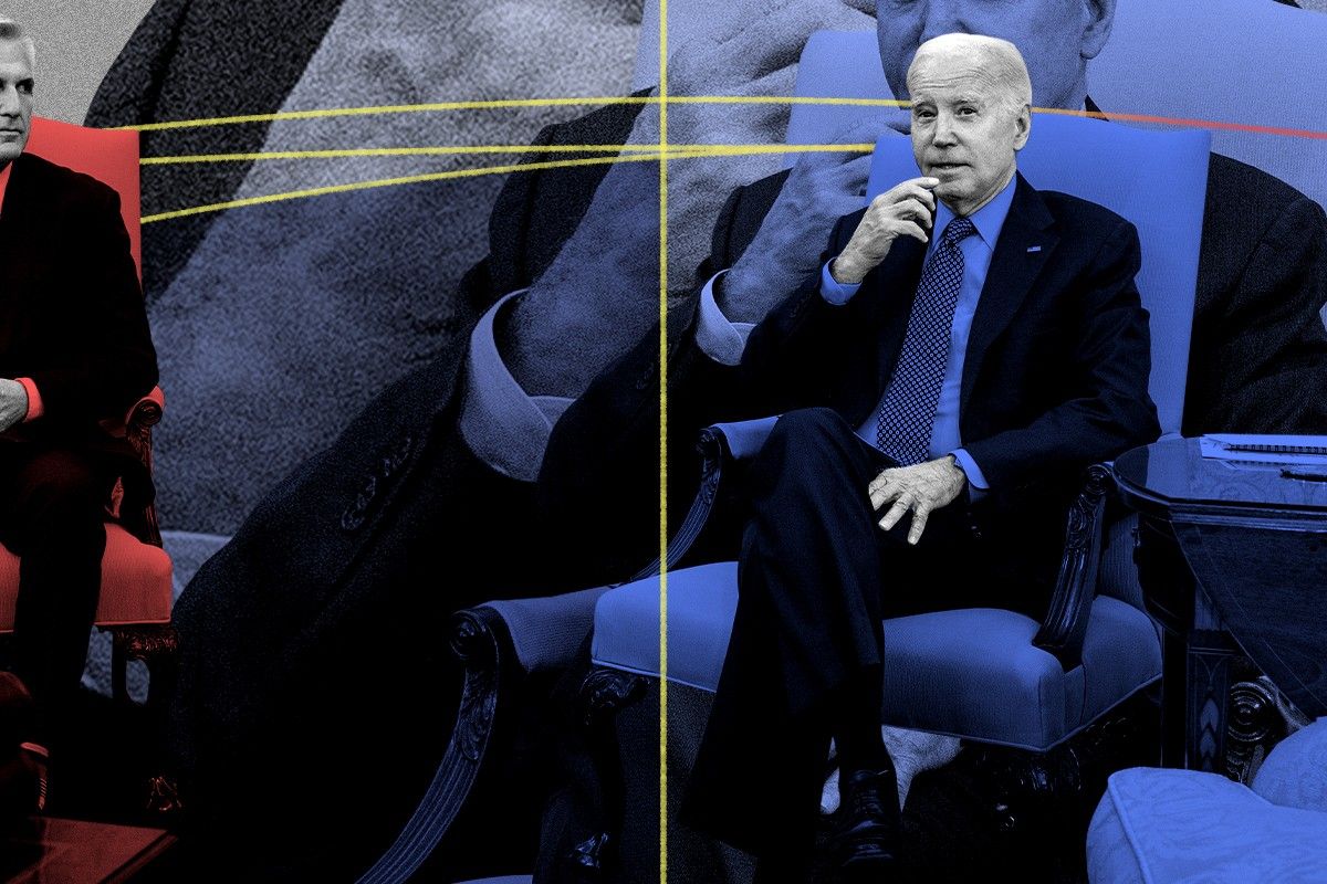 President Biden and Kevin McCarthy.