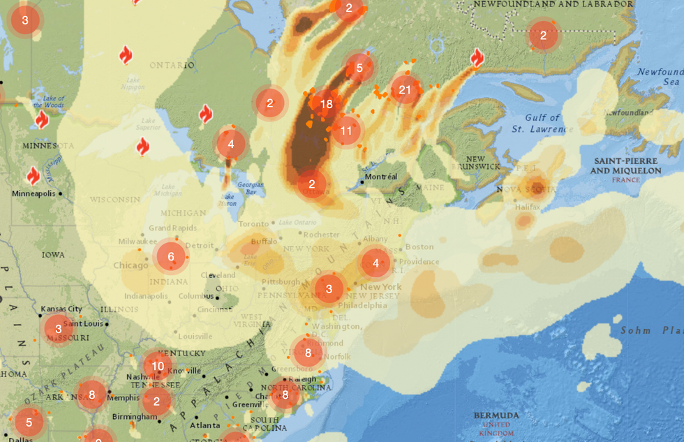 The Wildfire Smoke Forecast: It Will Get Worse - Heatmap News