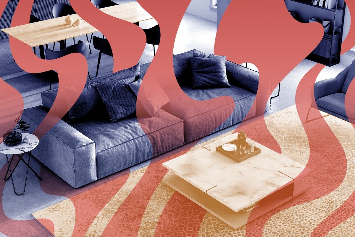 A living room.