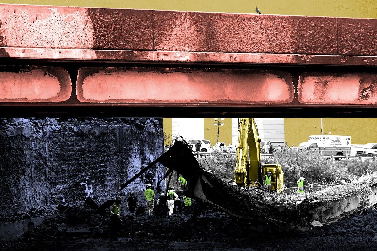 The Philadelphia I-95 collapse.