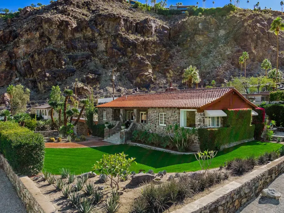 Rock House in San Jacinto built by Bank of America founders