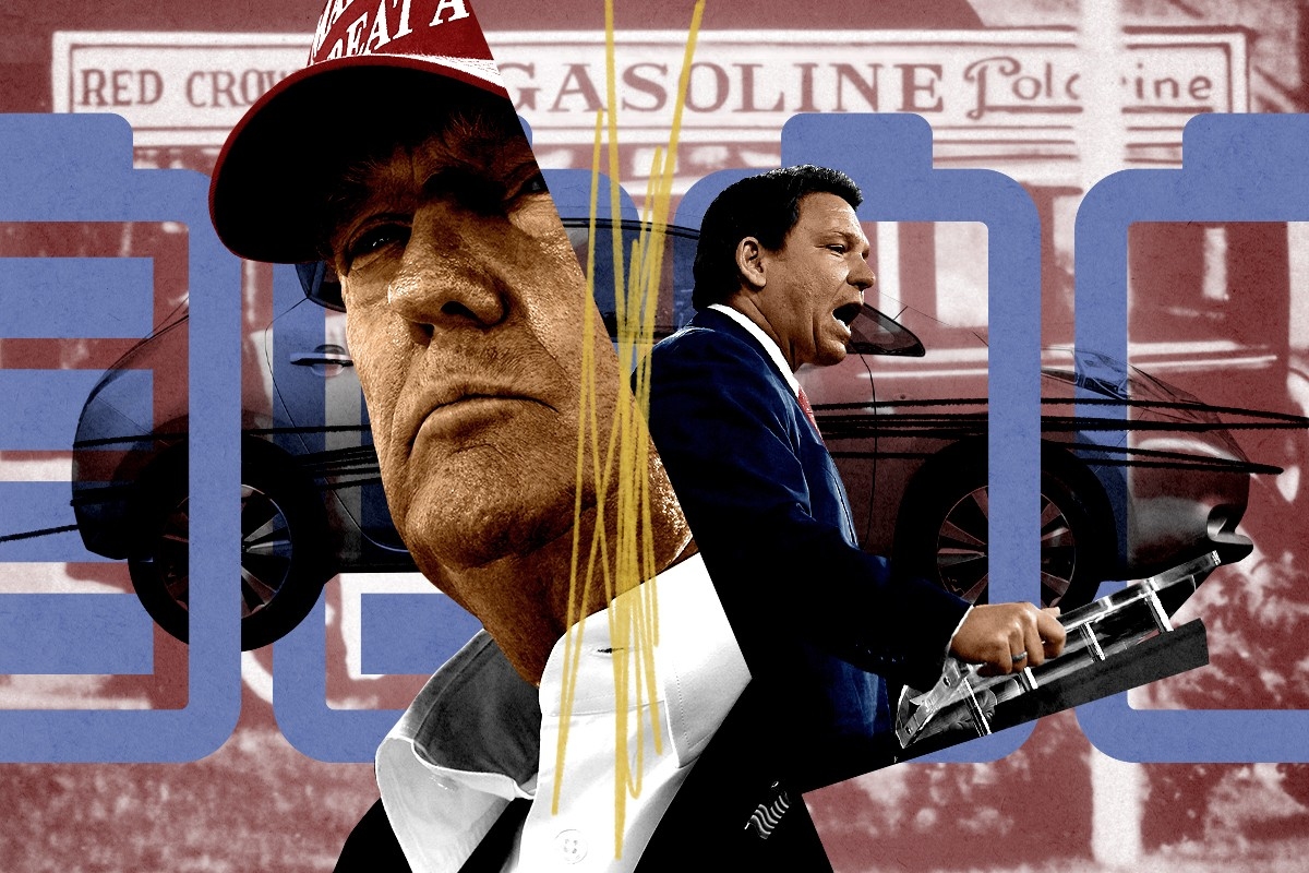 Donald Trump and Ron DeSantis.