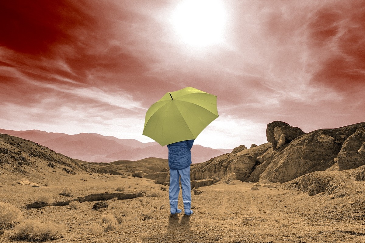 Waiting for rain in Death Valley.
